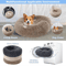 Long Plush Round Pet Bed Super Soft Winter Sleeping Nest For Cats Medium Dogs 15