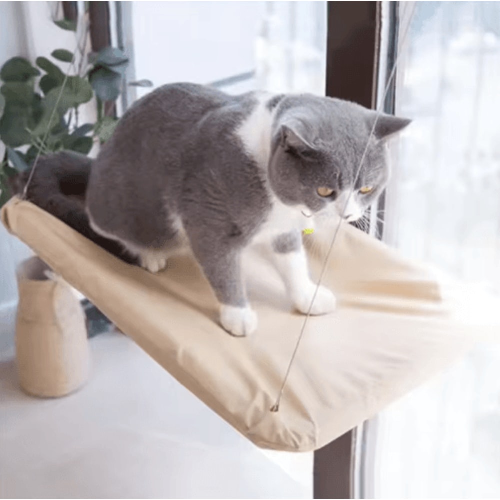 Window Hanging Cat Hammock Washable Detachable Suction Cup Cat Bed 8