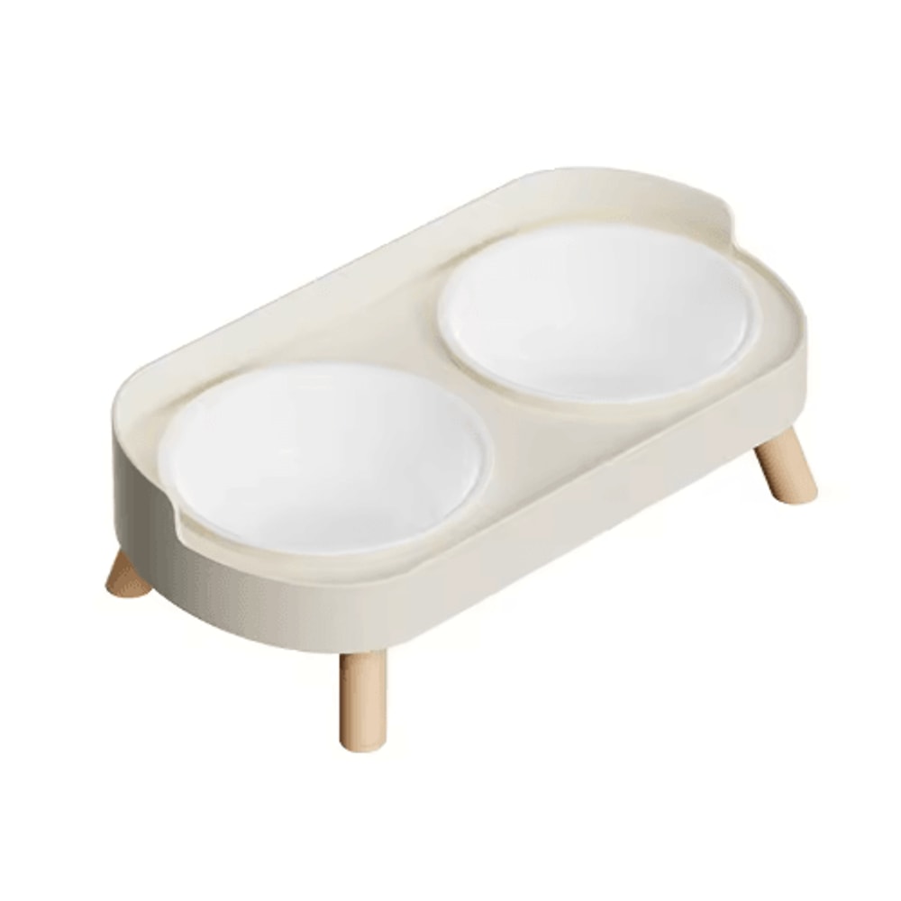 Elevated Stainless Steel Pet Feeder AntiSlip Dual Bowl For Cats Dogs 4