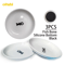 Oitabi 3PCS Ceramic Cat Bowl Set Anti Whisker Fatigue Shallow Food Dishes For Cats 1