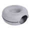Interactive Felt Cat Tunnel Bed Round Donut Nest Scratcher Play House For Cats 3