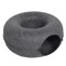 Interactive Felt Cat Tunnel Bed Round Donut Nest Scratcher Play House For Cats 4