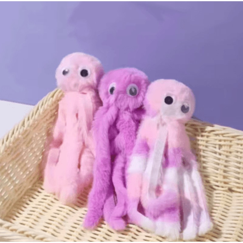 Plush Octopus Cat Toy With Catnip Interactive Soothing Kitty Toy For Cats 1