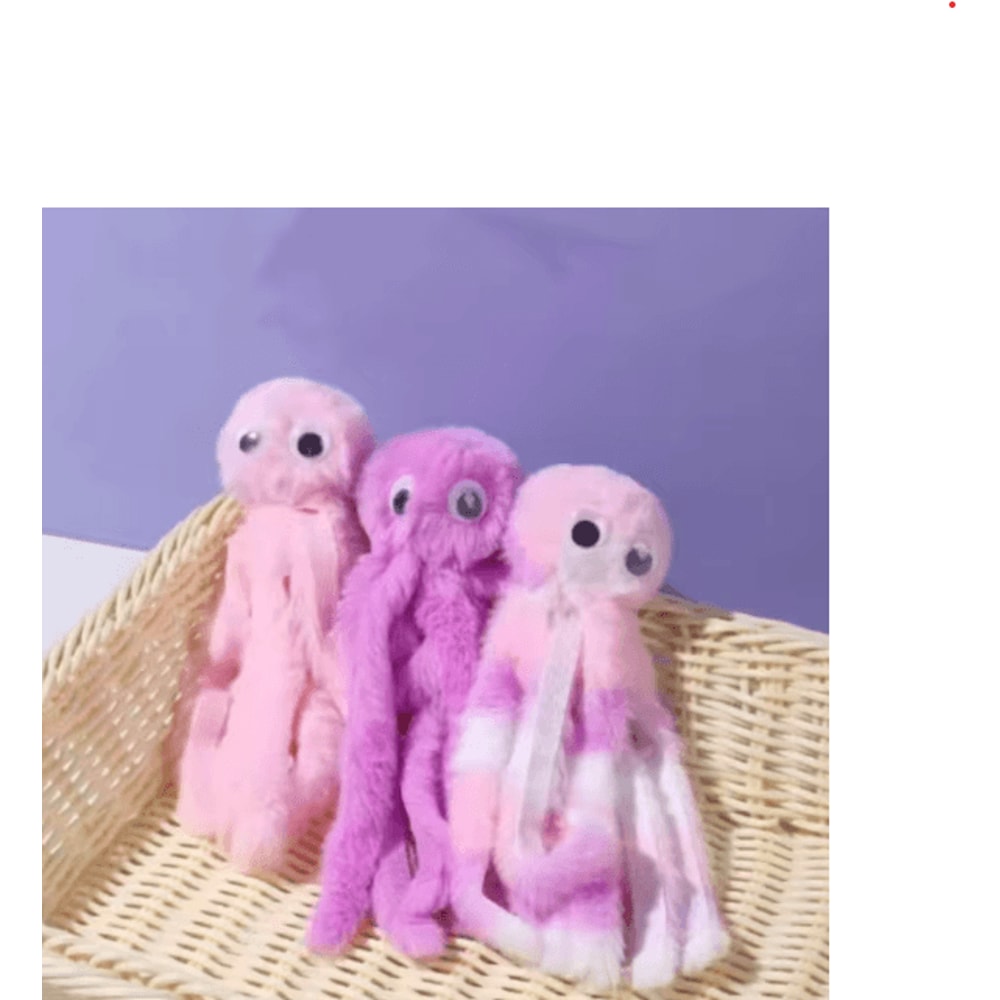 Plush Octopus Cat Toy With Catnip Interactive Soothing Kitty Toy For Cats 5
