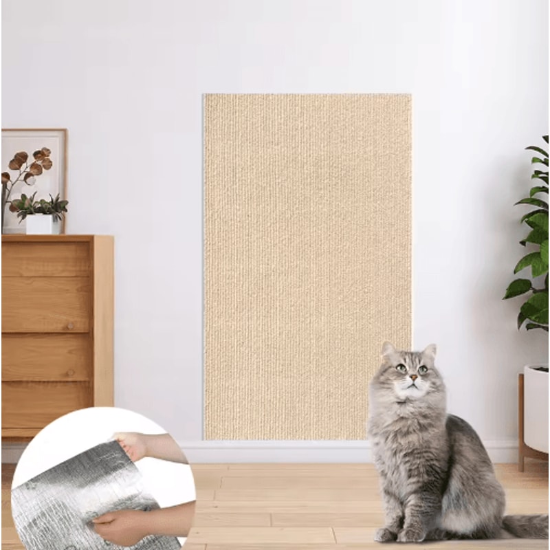 SelfAdhesive Cat Scratch Protector Mat Freeform Furniture Protection Carpet For Cats 2