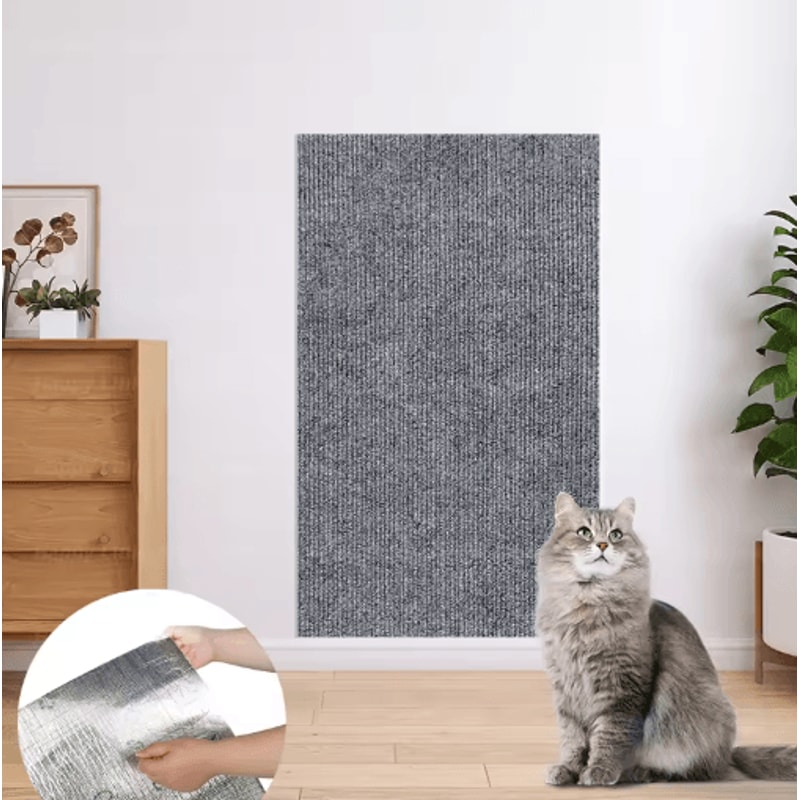 SelfAdhesive Cat Scratch Protector Mat Freeform Furniture Protection Carpet For Cats 6
