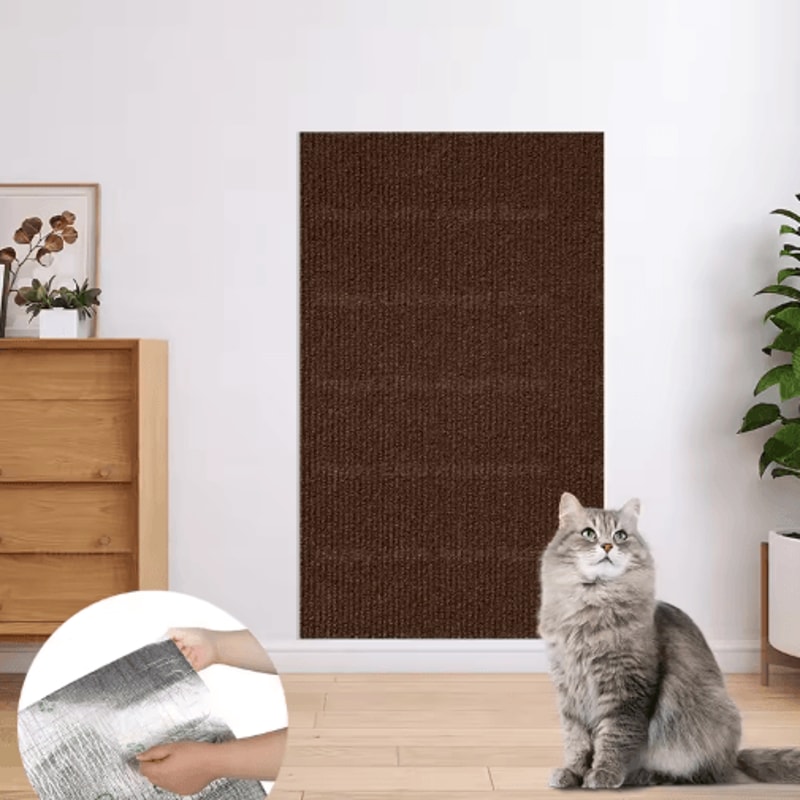 SelfAdhesive Cat Scratch Protector Mat Freeform Furniture Protection Carpet For Cats 7