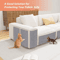 SelfAdhesive Cat Scratch Protector Mat Freeform Furniture Protection Carpet For Cats 12