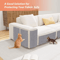SelfAdhesive Cat Scratch Protector Mat Freeform Furniture Protection Carpet For Cats 12