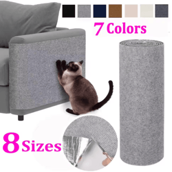 self-adhesive cat scratch protector mat – freeform furniture protection carpet for cats