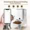 Smart Automatic Pet Feeder With 1080P HD Camera Elevated WiFi Cat Dog Food Dispenser 6