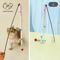 Feather Cat Teaser Wand Interactive Caterpillar Rod Toy For Cats 6