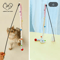 Feather Cat Teaser Wand Interactive Caterpillar Rod Toy For Cats 6