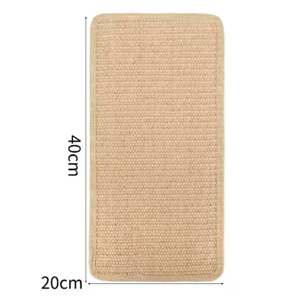 SelfAdhesive Sisal Cat Scratcher Mats AntiSlip Furniture Protection Pads For Cats 1