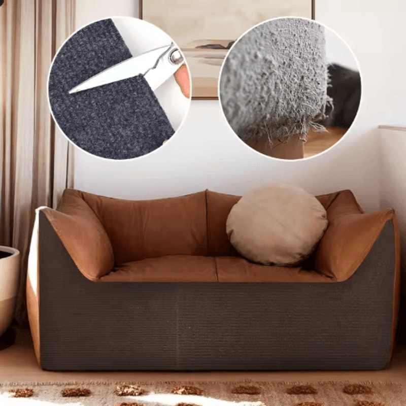 SelfAdhesive Sisal Cat Scratcher Mats AntiSlip Furniture Protection Pads For Cats 9
