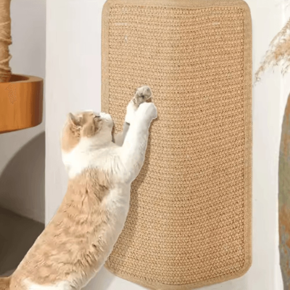 SelfAdhesive Sisal Cat Scratcher Mats AntiSlip Furniture Protection Pads For Cats 11