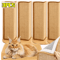 SelfAdhesive Sisal Cat Scratcher Mats AntiSlip Furniture Protection Pads For Cats 0