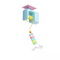 Smart Hanging Door Cat Toy Automatic Swing Feather Teaser With Dual Ropes 1