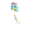 Smart Hanging Door Cat Toy Automatic Swing Feather Teaser With Dual Ropes 1