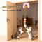 Smart Hanging Door Cat Toy Automatic Swing Feather Teaser With Dual Ropes 7