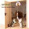 Smart Hanging Door Cat Toy Automatic Swing Feather Teaser With Dual Ropes 7