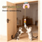 Smart Hanging Door Cat Toy Automatic Swing Feather Teaser With Dual Ropes 11