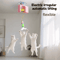 Smart Hanging Door Cat Toy Automatic Swing Feather Teaser With Dual Ropes 0
