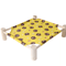 Outdoor Canvas Cat Hammock Bed Breathable Wooden Frame Pet Lounge For Cats Small Dogs 2