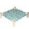 Outdoor Canvas Cat Hammock Bed Breathable Wooden Frame Pet Lounge For Cats Small Dogs 5