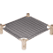 Outdoor Canvas Cat Hammock Bed Breathable Wooden Frame Pet Lounge For Cats Small Dogs 8