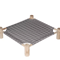 Outdoor Canvas Cat Hammock Bed Breathable Wooden Frame Pet Lounge For Cats Small Dogs 8