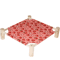 Outdoor Canvas Cat Hammock Bed Breathable Wooden Frame Pet Lounge For Cats Small Dogs 9