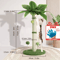 65cm Cat Scratching Post Tree Sisal Rope Scratcher With Interactive Ball Toys 2