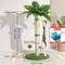 65cm Cat Scratching Post Tree Sisal Rope Scratcher With Interactive Ball Toys 2