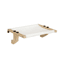 Wooden Frame Cat Window Hammock Detachable Paw Print Hanging Cat Bed 1