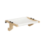Wooden Frame Cat Window Hammock Detachable Paw Print Hanging Cat Bed 1