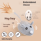 Smart Electric Mouse Cat Toy USB Rechargeable Interactive Squeaky Toy For Cats 1