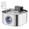 32L Wireless Stainless Steel Cat Water Fountain Smart Automatic Pet Water Dispenser With Sensor 1