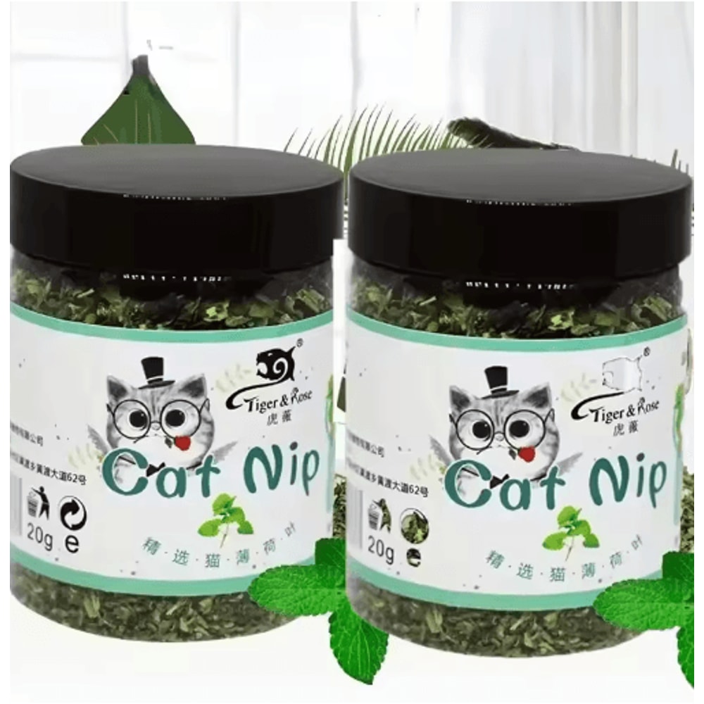 Organic Natural Catnip Toy MintFlavored Interactive Cat Entertainment Toy 0
