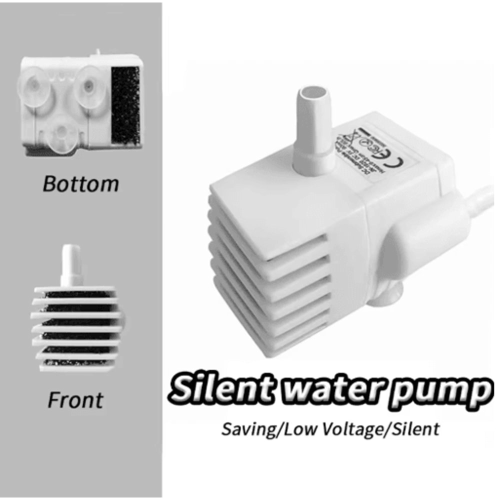 USB Replacement Water Pump For Cat Dog Water Fountain Submersible Pet Fountain Pump 8