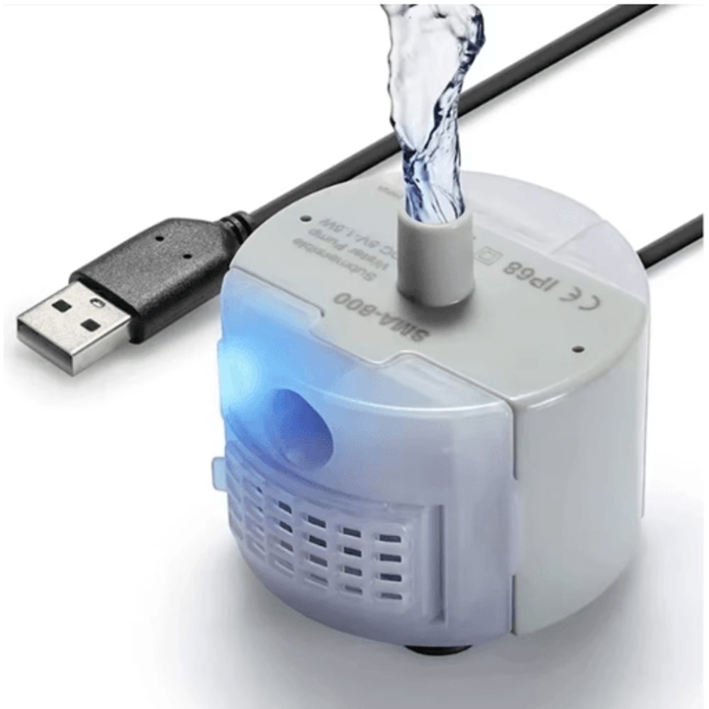 USB Replacement Water Pump For Cat Dog Water Fountain Submersible Pet Fountain Pump 11