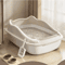 Small Anti Splash Cat Litter Box Compact Pet Sandbox Toilet For Kittens Cats 8