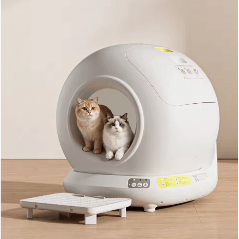 78L Automatic SelfCleaning Cat Litter Box Smart Enclosed Litter Tray With App Control 0