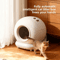 78L Automatic SelfCleaning Cat Litter Box Smart Enclosed Litter Tray With App Control 5