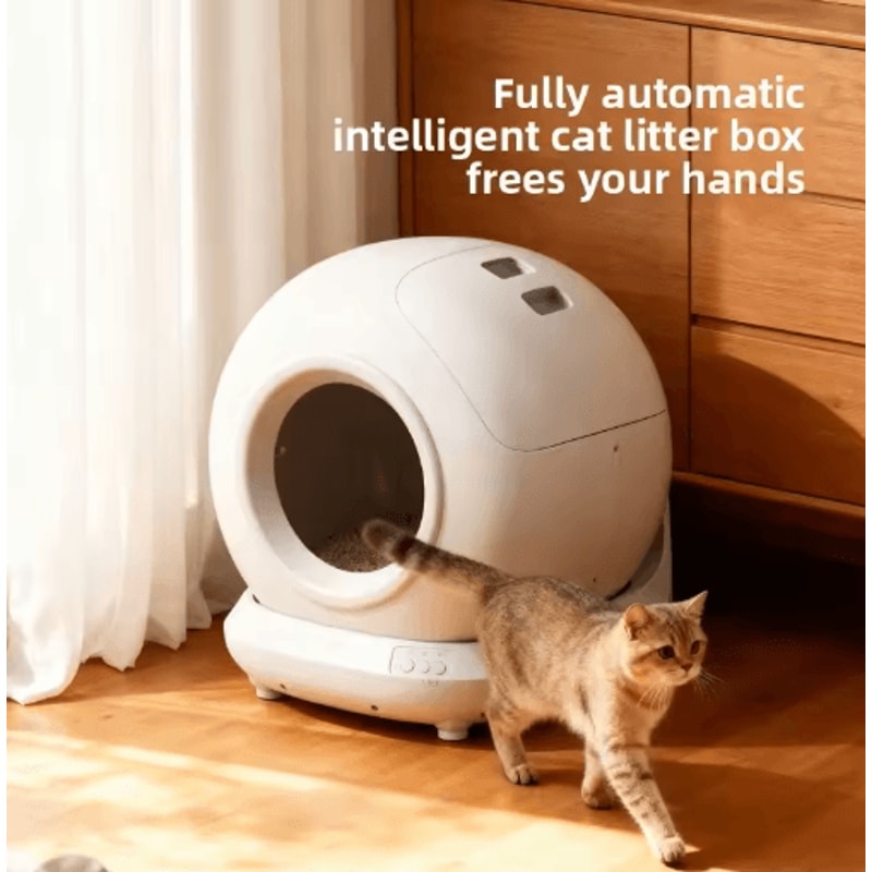 78L Automatic SelfCleaning Cat Litter Box Smart Enclosed Litter Tray With App Control 5