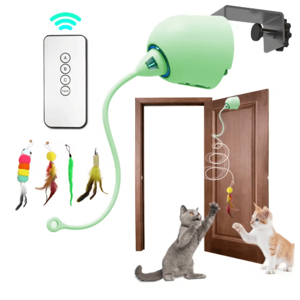 INKZOO Interactive Cat Toy Smart Automatic 7Hole WhackAMole Mouse Toy 6