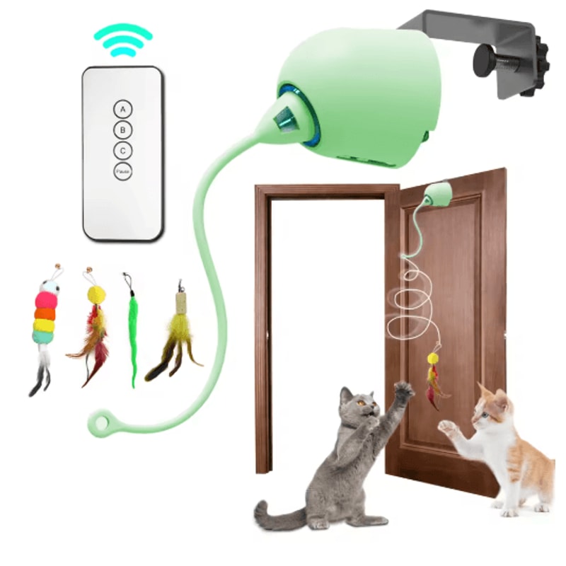 INKZOO Interactive Cat Toy Smart Automatic 7Hole WhackAMole Mouse Toy 6