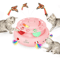 INKZOO 4in1 Interactive Cat Toy Automatic WhackAMole Butterfly Track Ball Play Center 4