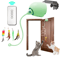 INKZOO 4in1 Interactive Cat Toy Automatic WhackAMole Butterfly Track Ball Play Center 6