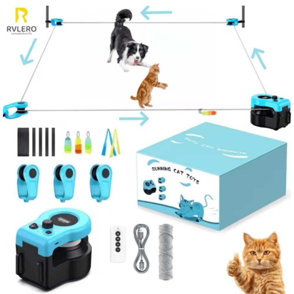 Smart Cat Exercise Wheel Interactive AdjustableSpeed Treadmill Toy For Indoor Cats 0